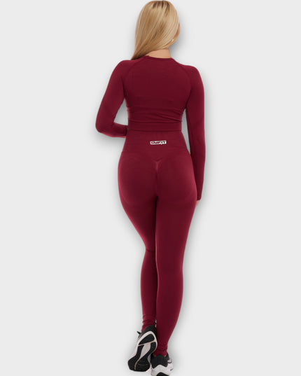 Pană fără sudură - roșu (culoarea vinului)