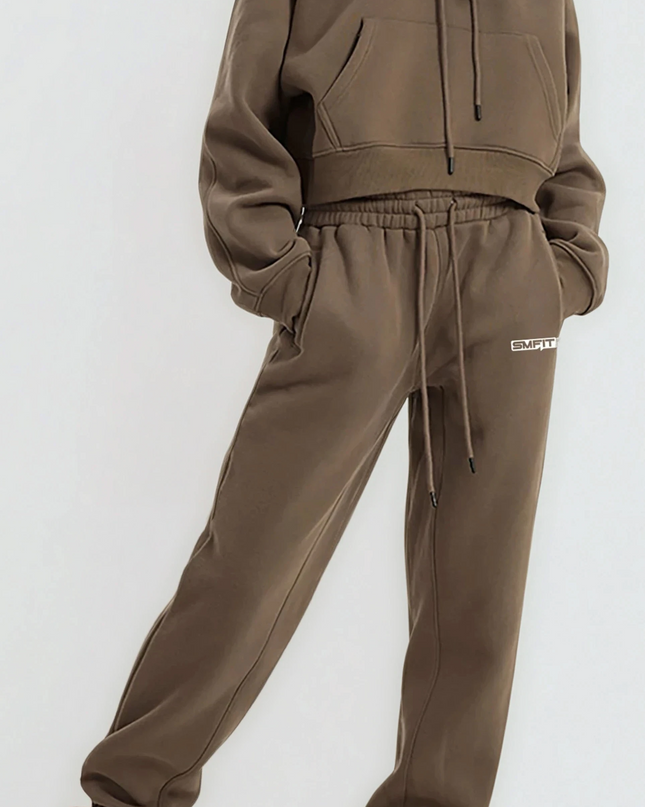 ПРЕДПРОДАЖБА: Мъжко Долнище Everyday - Кафяв - Премиум Серия SMFit - Наличен от 05.01