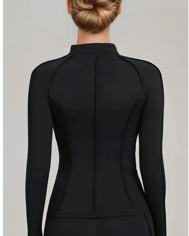 Bustieră cu paragate - Suport întărit și confortabil, cu tampoane - Negru 