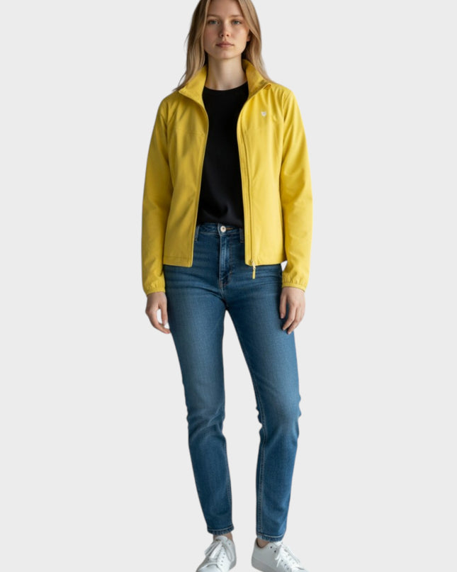 Дамско яке - Нежна прегръдка - Жълт