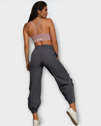 Bustieră - Cruce dublă, cu căptușeală - Roz | Seria de universități