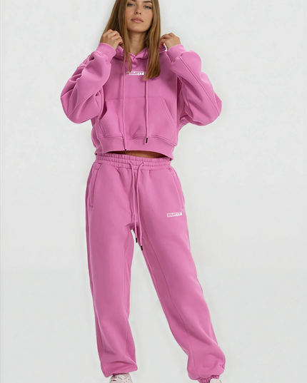 ПРЕДПРОДАЖБА: Анцуг Everyday, Долнище - Памук и Полиестер - Розов | Премиум серия SMFit - Наличен от 05.01