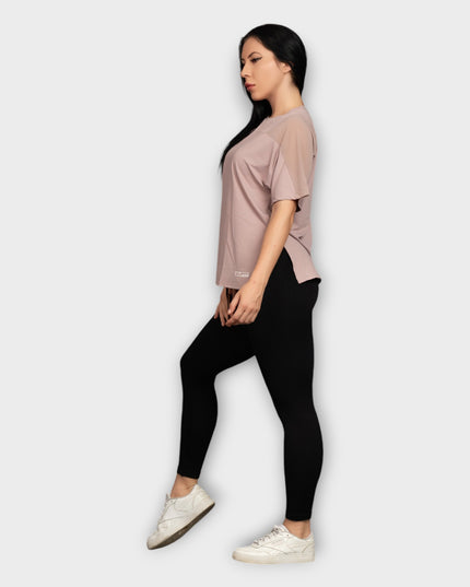Tricou Mesh, Model Oversize - Roz