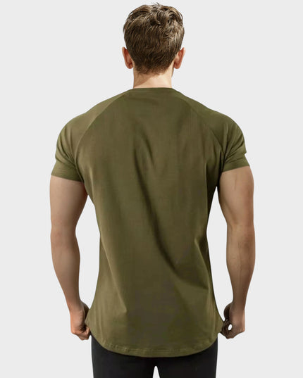 Мъжка Спортна Тениска 6648 - Зелен