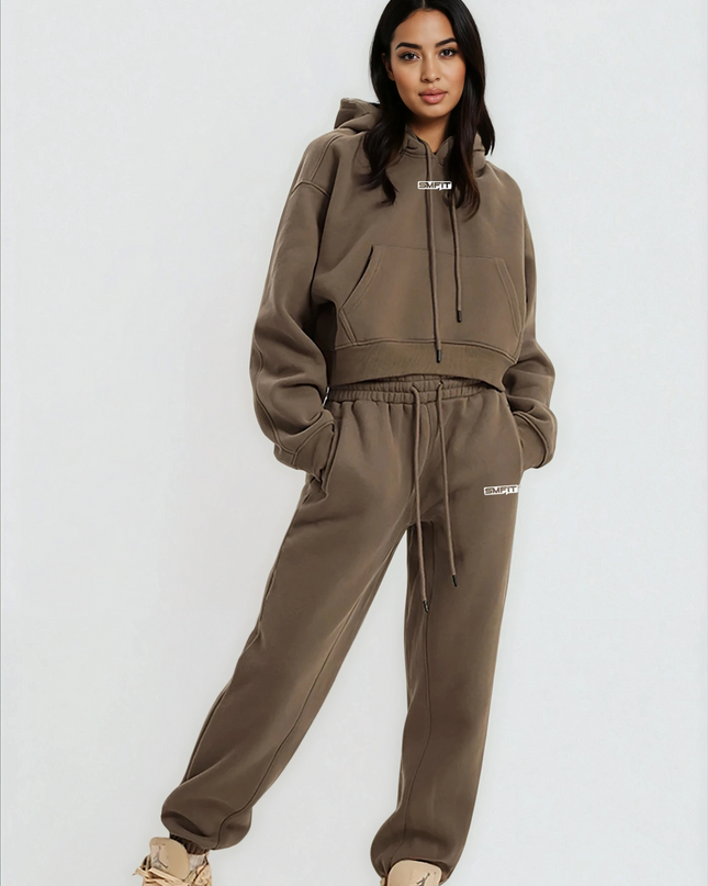 ПРЕДПРОДАЖБА: Горнище Everyday - Памук и Полиестер - Мока Мус (Кафяв) | Премиум серия SMFit - Наличен от 05.01