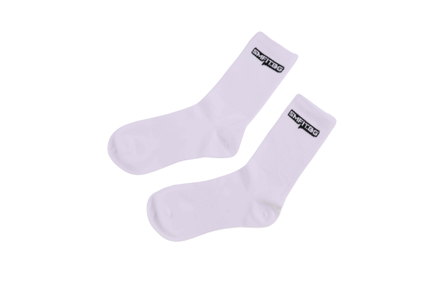 Șosete SMFit - Moale și Confortabile - Logo Alb/Negru | Seria Premium SMFit