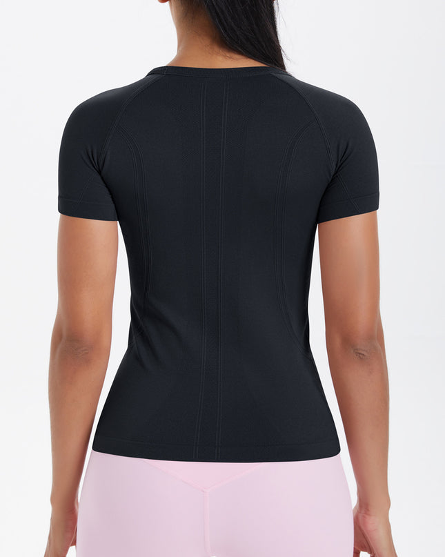 Класическа спортна тениска - Черен