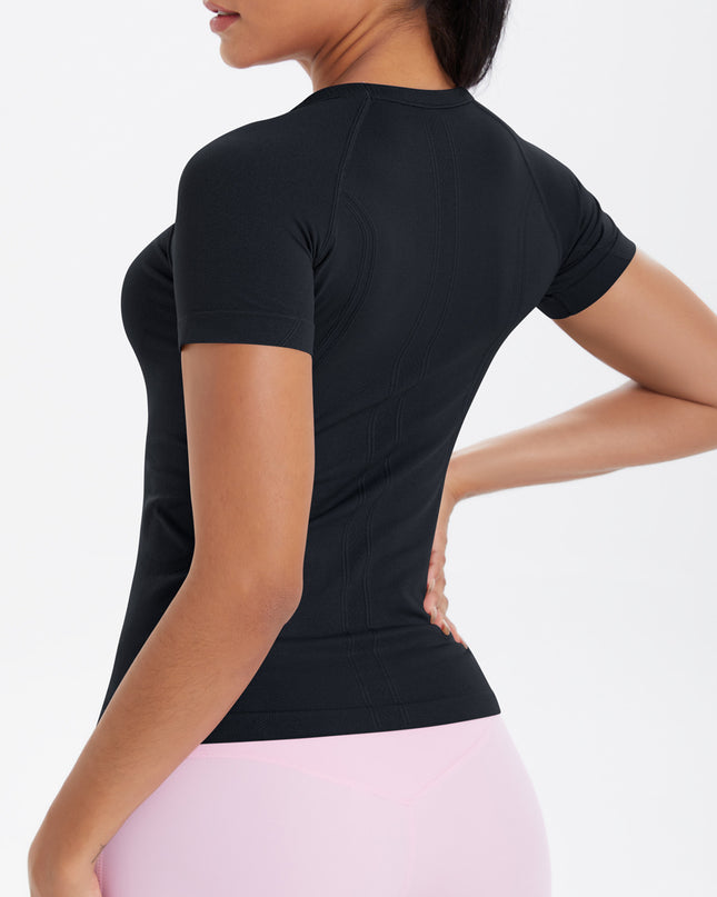 Класическа спортна тениска - Черен