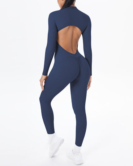 Безшевен Гащеризон Блясък - Цял - Син | Премиум серия SMFit