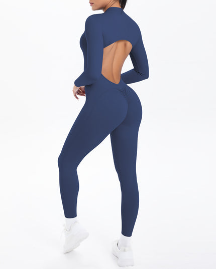 Безшевен Гащеризон Блясък - Цял - Син | Премиум серия SMFit