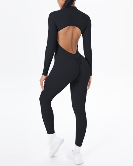 Безшевен Гащеризон Блясък - Цял - Черен | Премиум серия SMFit