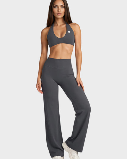 Bustieră Sport Ritmo - Sutien Captusat Push-Up - Negru