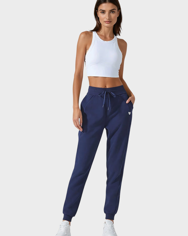 Trening, pantaloni sport - supra marime - negru