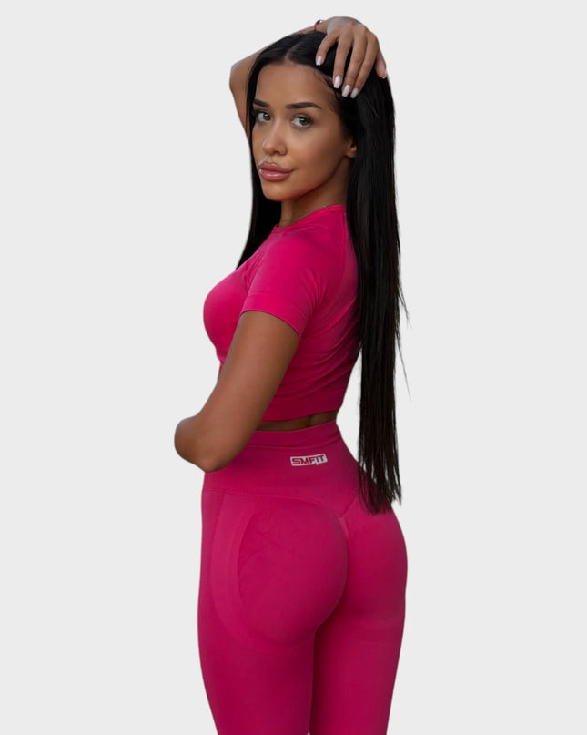 Jambiere fără cusături - Pink Candy