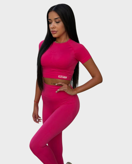 Tricou fără cusături - Pink Candy (Viva Magena)
