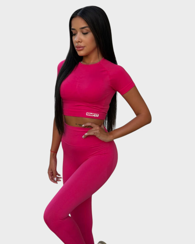 Jambiere fără cusături - Pink Candy