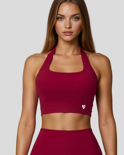 Bustieră cu paragate - Suport întărit și confortabil, cu tampoane - Negru 