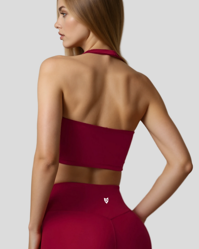 Bustieră cu paragate - Suport întărit și confortabil, cu tampoane - Negru 