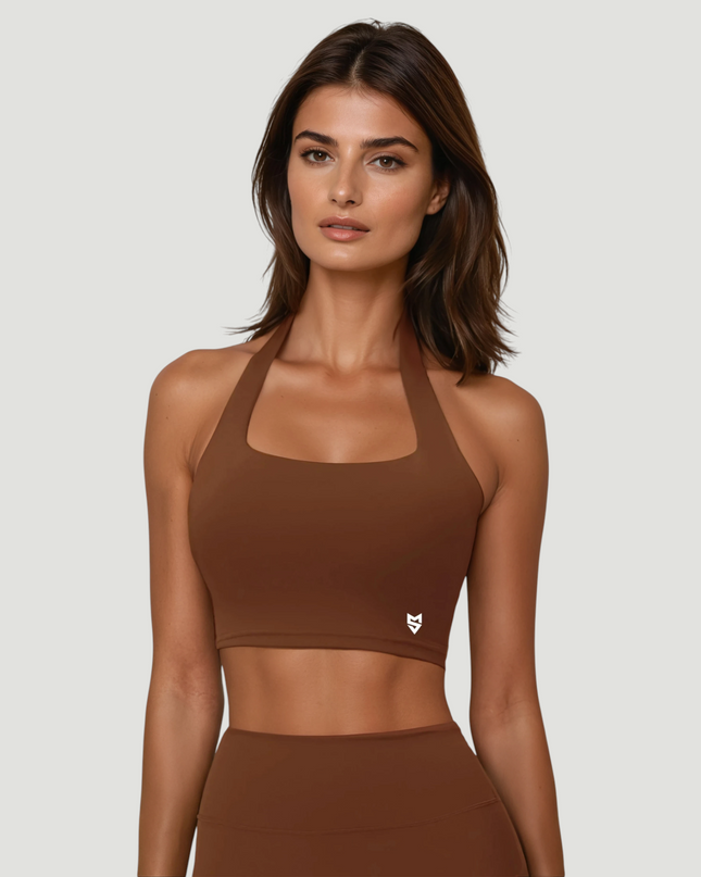 Bustieră cu paragate - Suport întărit și confortabil, cu tampoane - Negru 