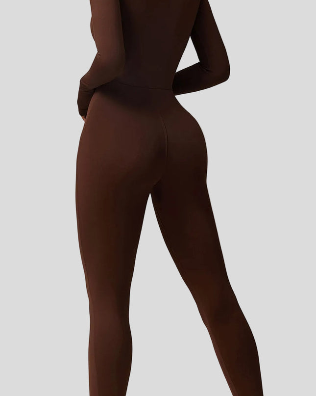 [ПРЕДПРОДАЖБА] Безшевен Гащеризон - Цял - Кафяв | Премиум серия SMFit - Наличен от 30.01