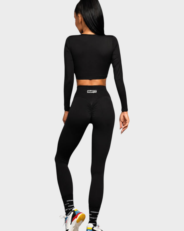 Jambiere push-up cu talie înaltă - Scrunch Bum