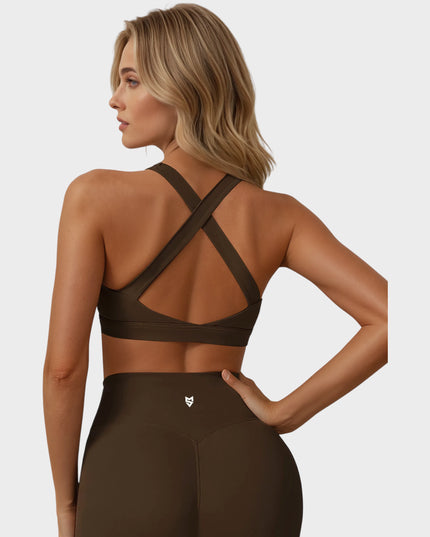 Bustieră cu paragate - Suport întărit și confortabil, cu tampoane - Negru 