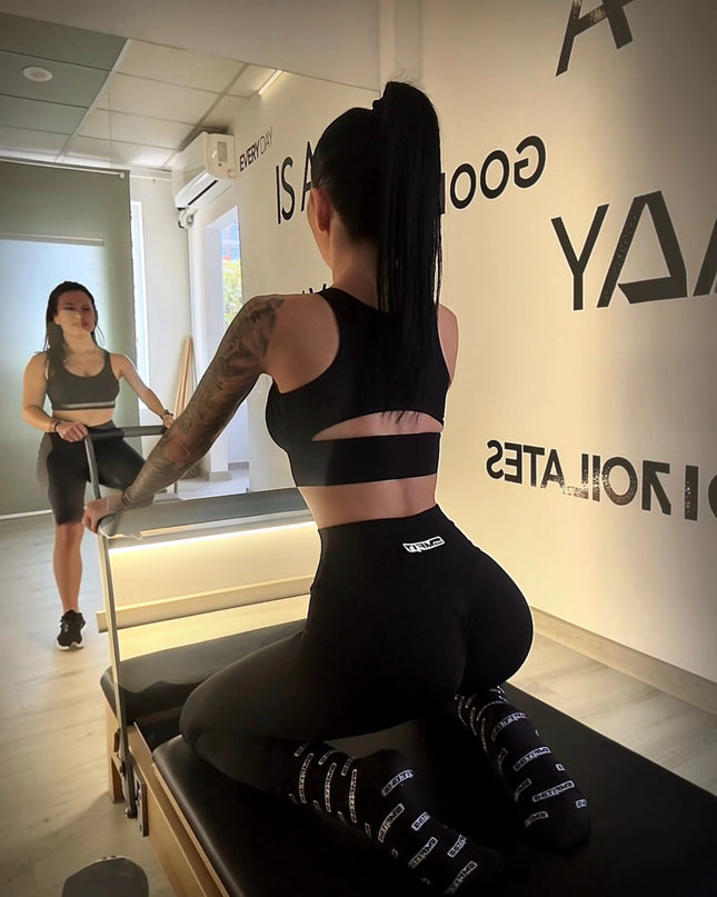 Jambiere push-up cu talie înaltă - Scrunch Bum