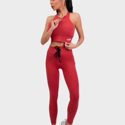 Jambiere de buzunar de zi cu zi - Roșu | Seria Premium SMFit