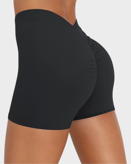 Къс Клин с повдигащ ефект, Scrunch Bum - Черен