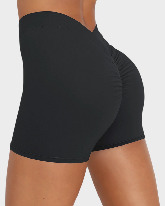 Къс Клин с повдигащ ефект, Scrunch Bum - Черен