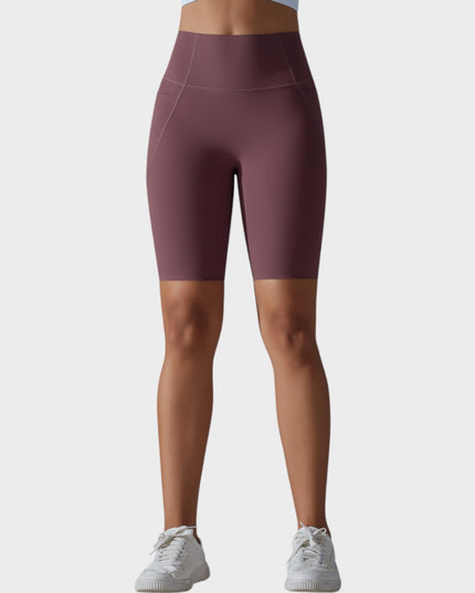 Jambiere sport scurte cu talie înaltă - gri | Seria Deluxe SMFit