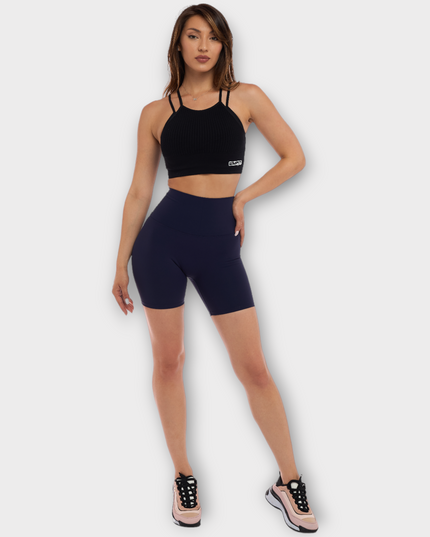 Leggings scurti de antrenament - Pantaloni scurți - Albastru | Seria Deluxe SMFit