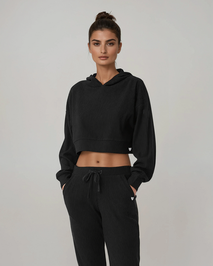 ПРЕДПРОДАЖБА: Горнище Muse, с качулка - Черен - Налично от 02.12