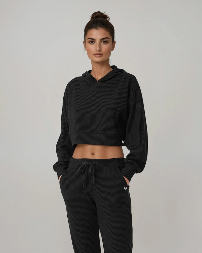 ПРЕДПРОДАЖБА: Горнище Muse, с качулка - Черен - Налично от 02.12