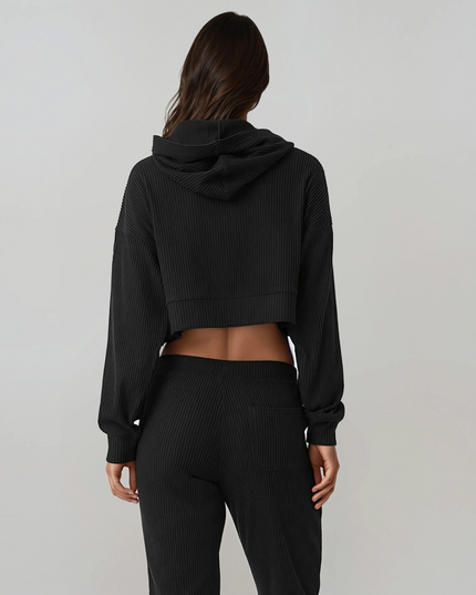 ПРЕДПРОДАЖБА: Горнище Muse, с качулка - Черен - Налично от 02.12