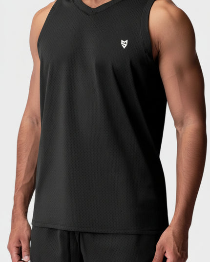 Мъжки Потник (Tank Top) - Черен