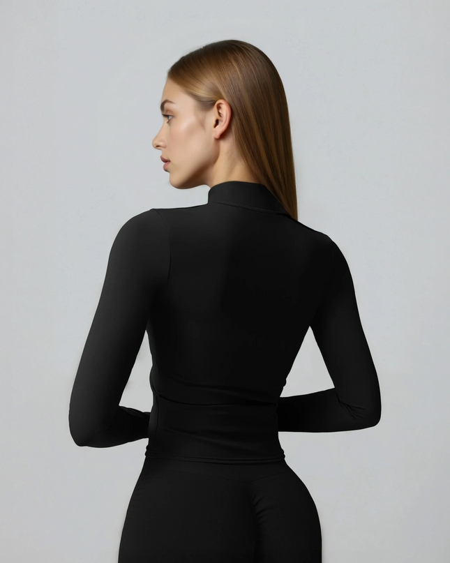 Bustieră cu paragate - Suport întărit și confortabil, cu tampoane - Negru 