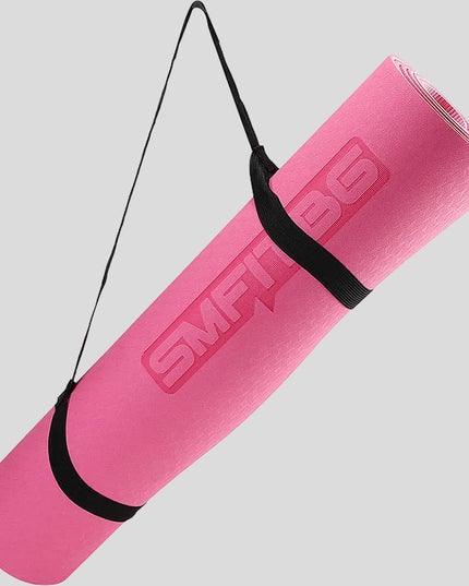 Covoraș de exerciții confortabil - antiderapant pentru yoga, pilates, gimnastică, fitness, aerobic - antibacterian | Seria Premium SMFit