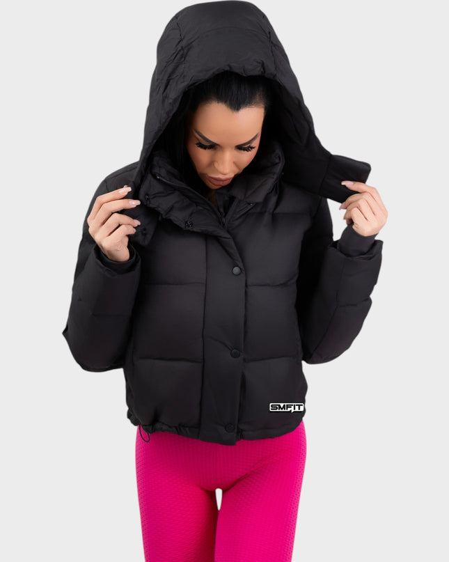 Jachetă de puf - Neagră