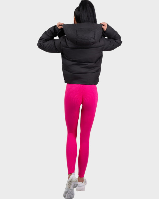 Jachetă de puf - Neagră