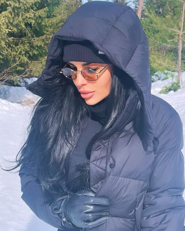 Jachetă de puf - Neagră