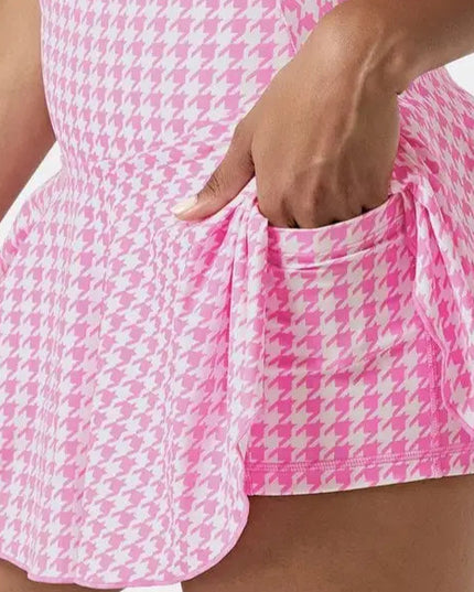 Fusta cu pantaloni scurți încorporați - Negru | Varsity