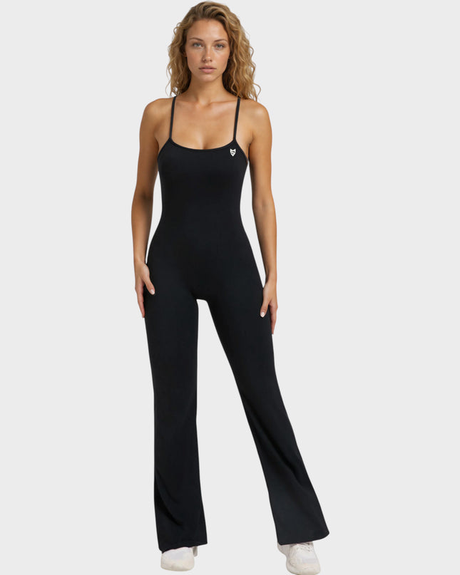 [ПРЕДПРОДАЖБА] Гащеризон с Висока Талия - Scrunch Bum и Широк Крачол | Strong x Feminine [Наличен от 15.02]