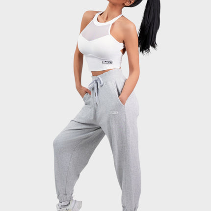 Trening, pantaloni sport - supra marime - gri