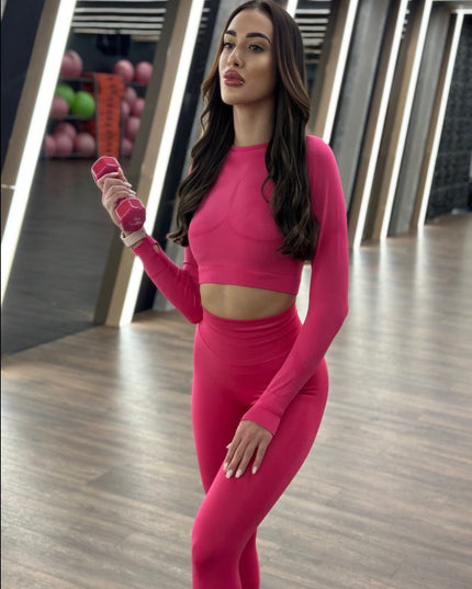 Jambiere fără cusături - Pink Candy
