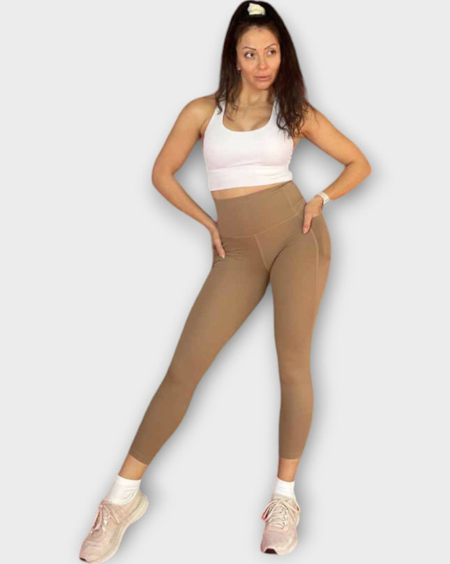 Sutien sport - Elegant și întărit suplimentar, cu tampoane - Alb