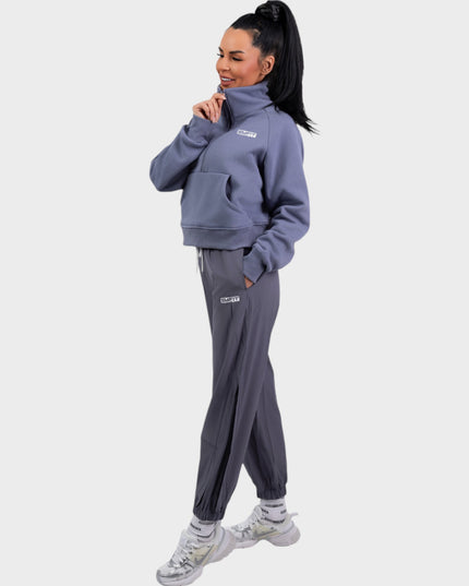 Hanorac, 1/2 Zip Top - Albastru