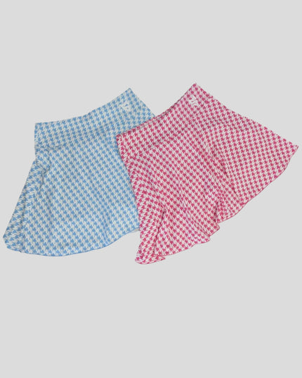 Fusta cu pantaloni scurți încorporați - Negru | Varsity