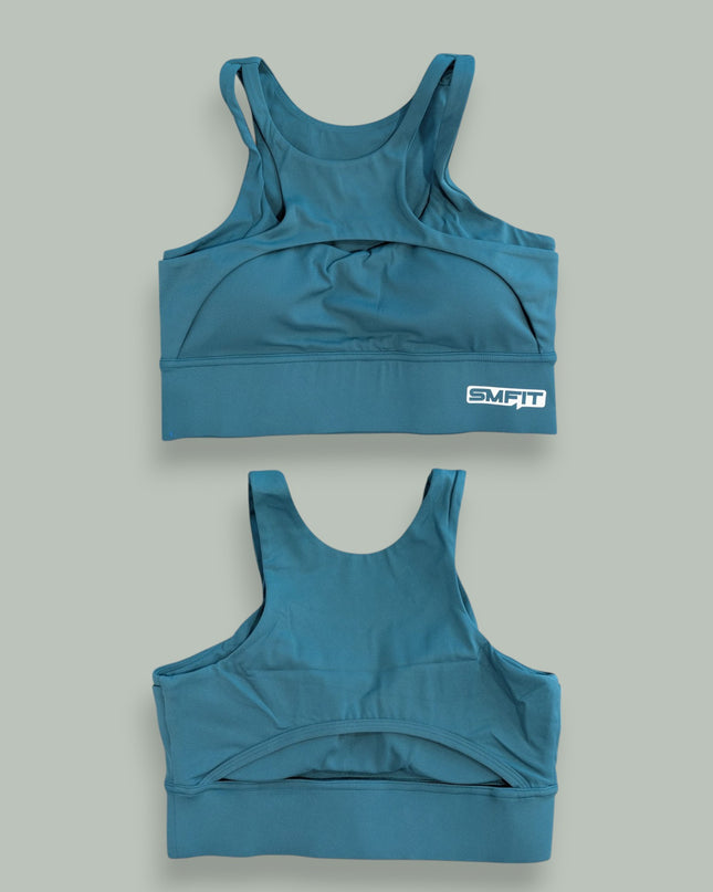 Bustieră Sport Ritmo - Sutien Captusat Push-Up - Verde