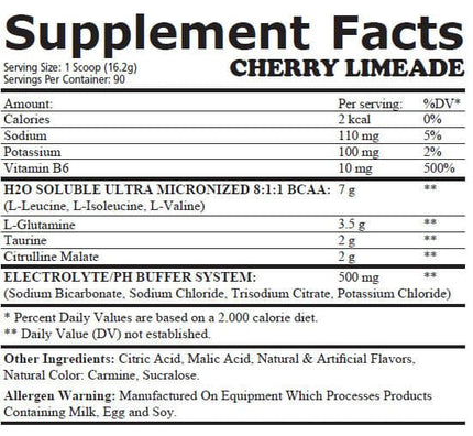 EVERBUILD Cryo Cell - BCAA + Глутамин, Цитрулин и Електролитна бленда | Незаменими Аминокиселини.